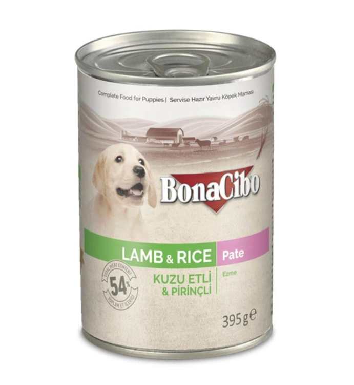 Bonacibo Chiot Boite 395 G Pate - Agneau & Riz