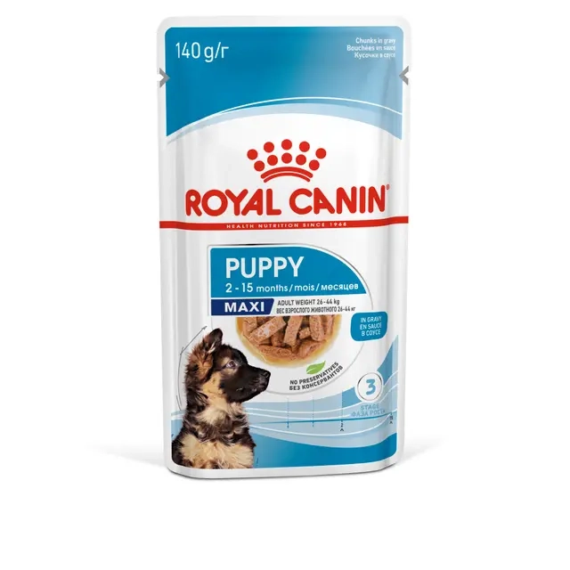 Pâtée Pour Chien Royal Canin Maxi Puppy Nourriture Pour Chiots Grandes Races 140 G