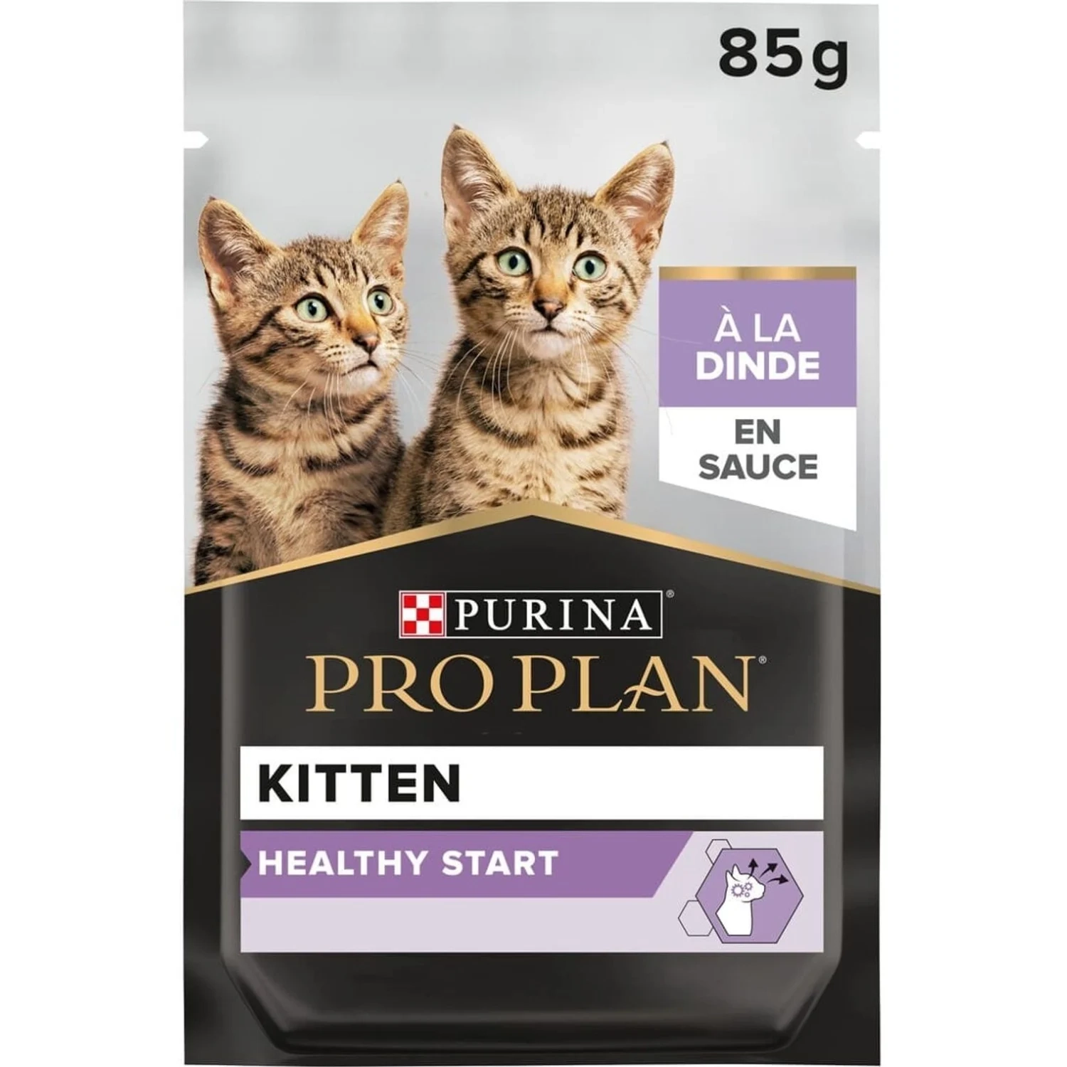 Proplan Kitten Healthy Start Dinde 26 × 85?g