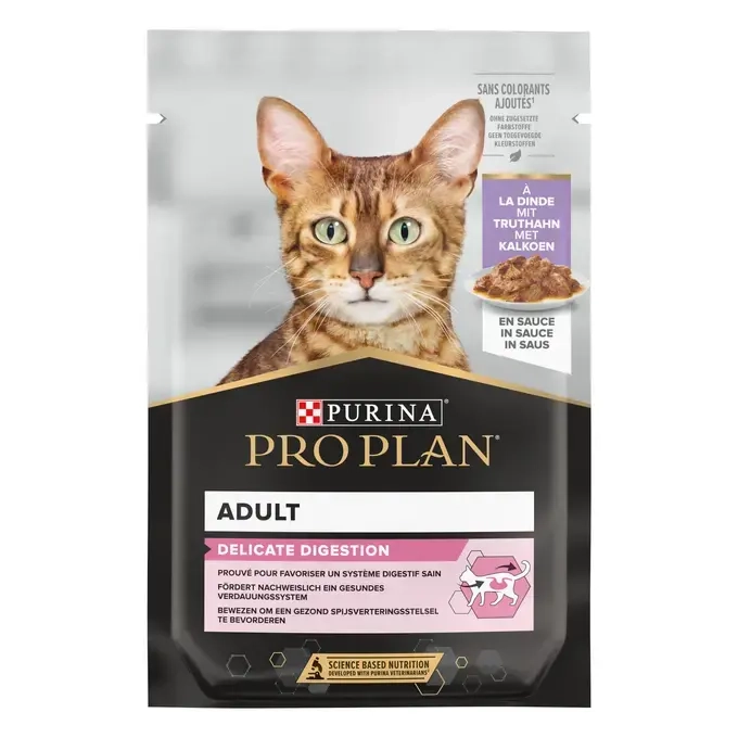 Purina Pro Plan Adult Delicate Digestion À La Dinde En Sauce