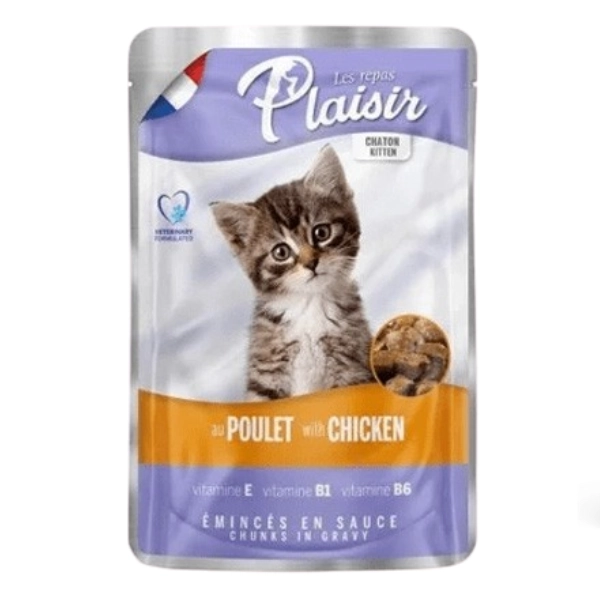 Plaisir Pochon Poulet Kitten 100?g