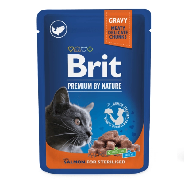 Brit Premium Pochon Pour Chat Stérilisé 100?g