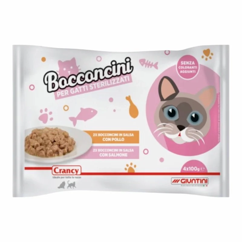 Crancy Pâtée Pour Chat Stérilisé 4 ×?100?g