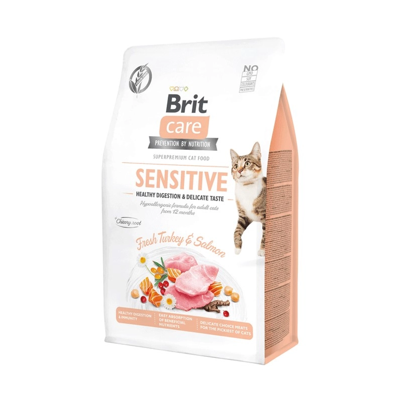 BRIT CARE Sensitive Croquettes Dinde & Saumon