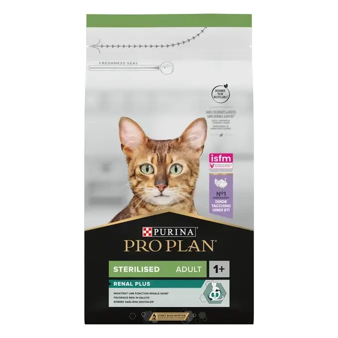 PRO PLAN Renal Plus Sterilised Adult Cat Riche en Dinde