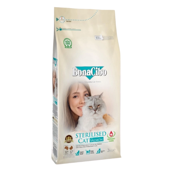 BONACIBO Sterilised Cat Salmon (2 kg)
