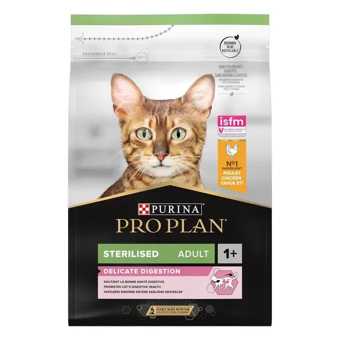 PURINA PRO PLAN Sterilised Delicate Cat Riche en Poulet