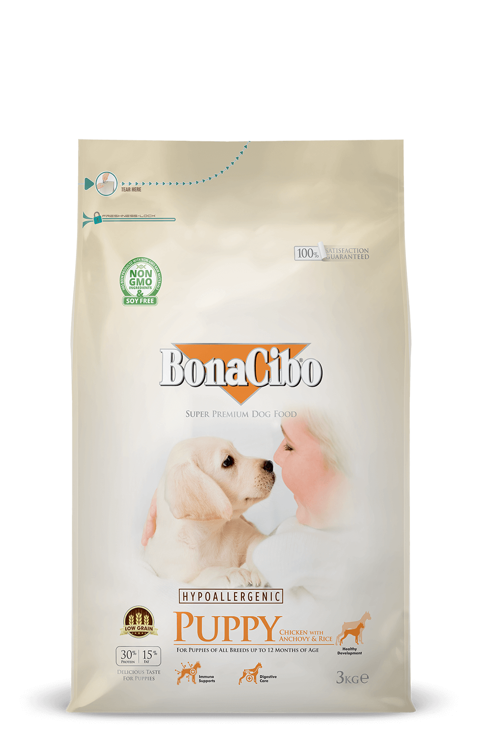 Bonacibo Chiot Poulet 3 Kg